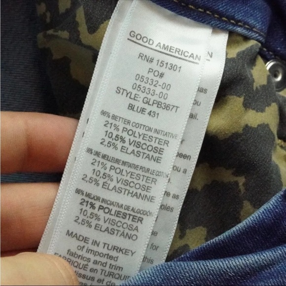 Good American Good Legs Skinny Jeans Womens 26 Distressed Blue Denim - Picture 4 of 9